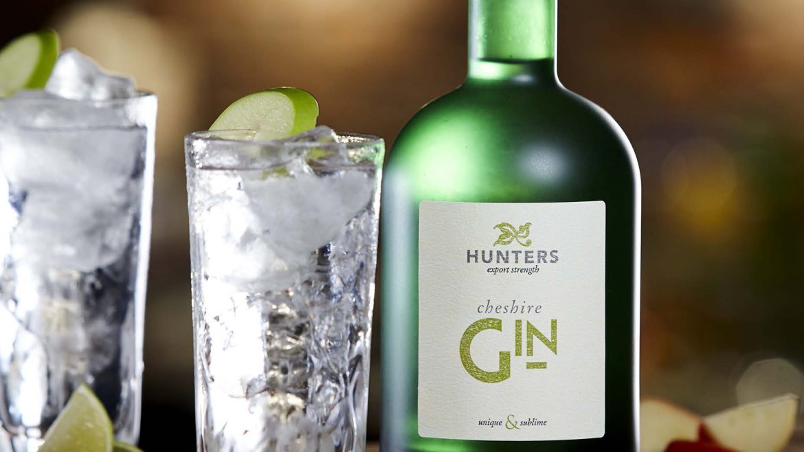 Hunters Gin Bottle