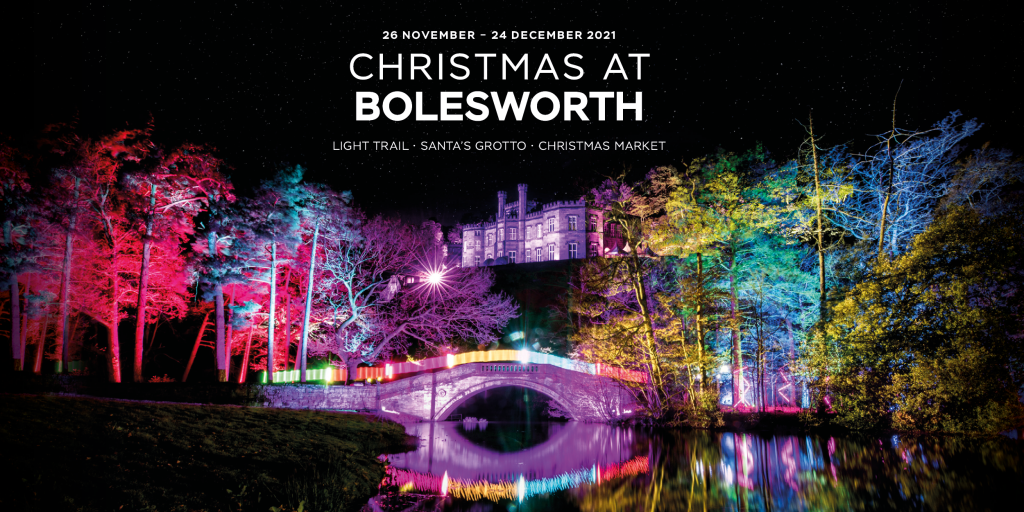 Magical Christmas Lights Trail Bolesworth Estate Tattenhall, Cheshire