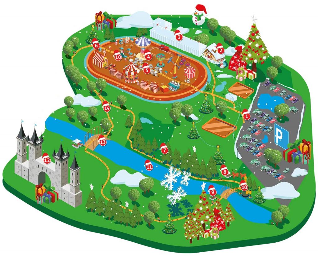 Christmas at Bolesworth Map
